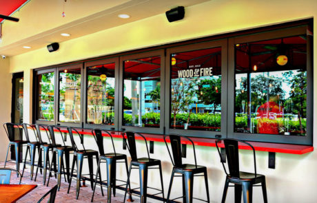 restaurant interior buildout